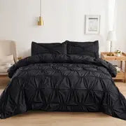 Pinch Pleat Duvet Cover Set