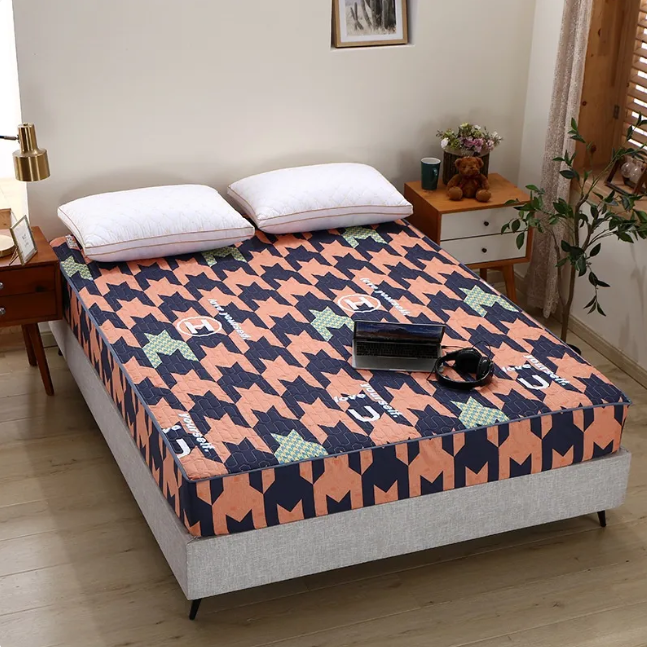 Waterproof Cotton Lined Bed Sheet – Thick, Breathable, and Urine-Isolation Mattress Cover