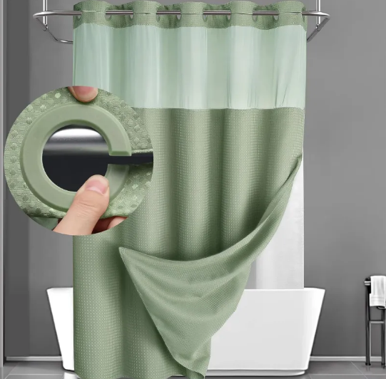 Double-Layer Shower Curtain