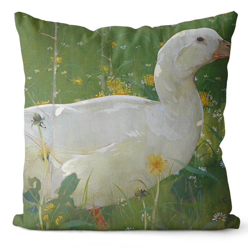 Oil Painting Pillow Cover