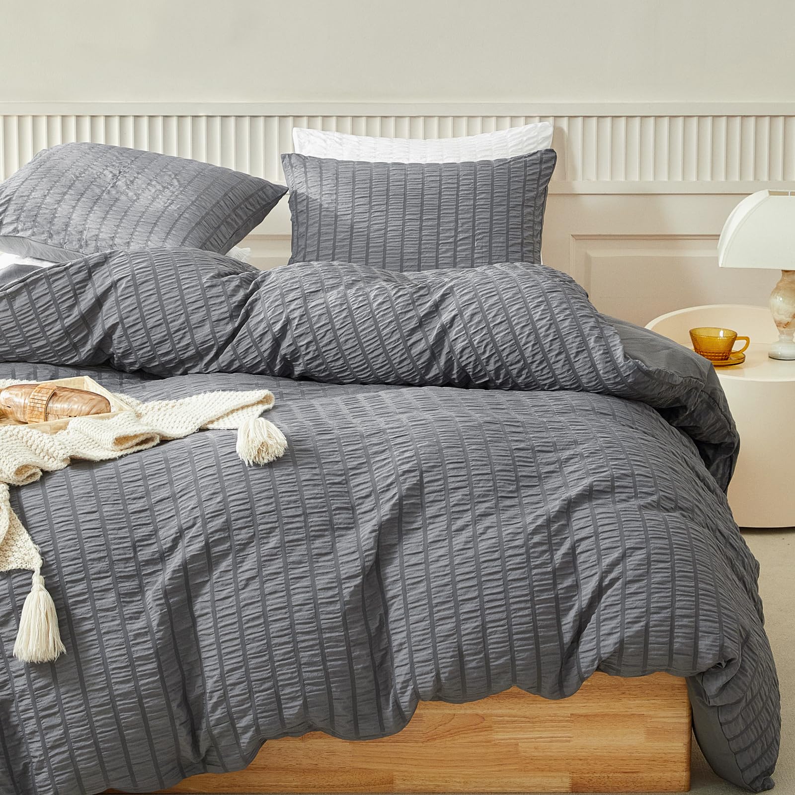 Seersucker Duvet Cover Set