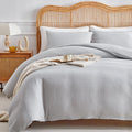 Waffle Weave Duvet Cover Set