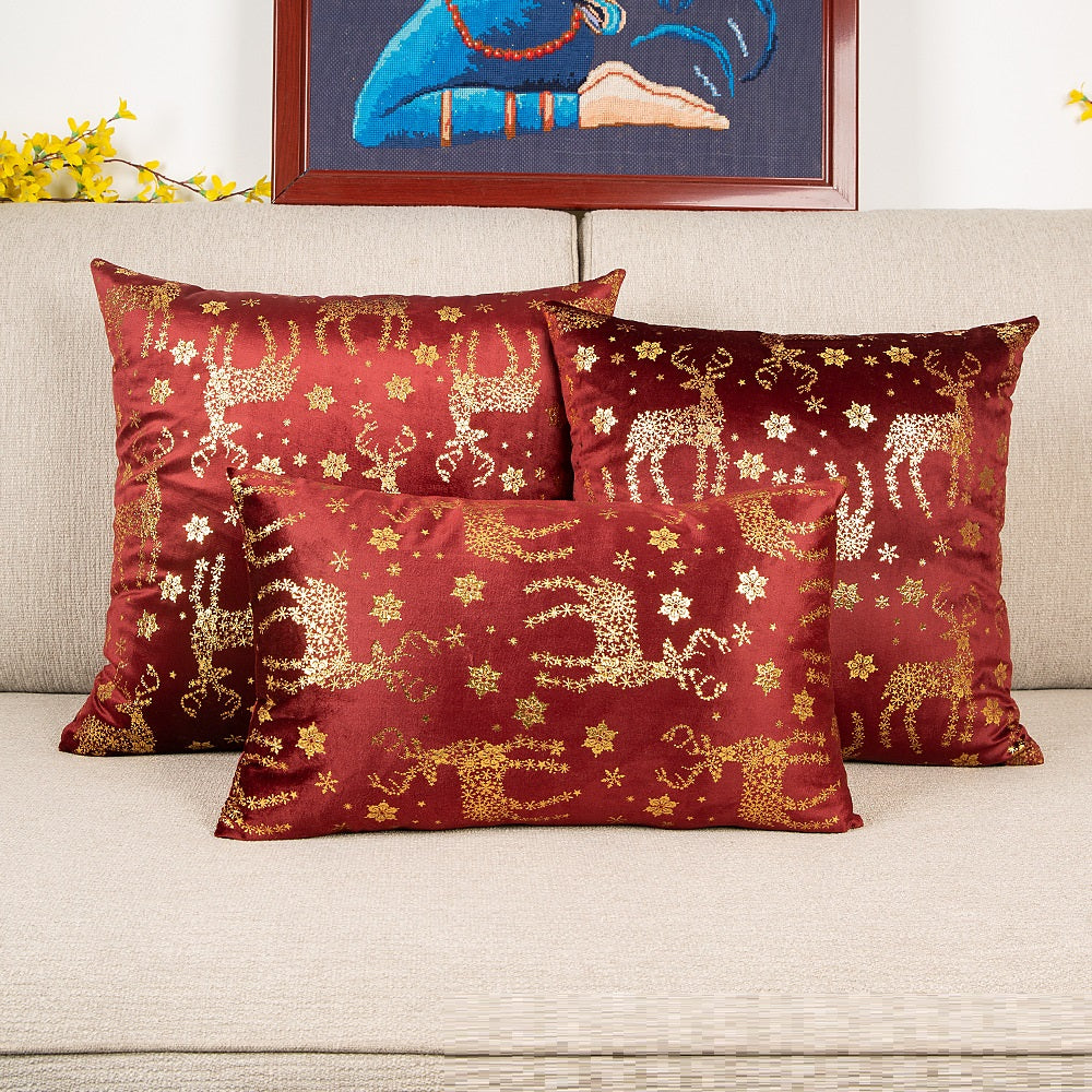 Velvet Christmas Pillow Cover
