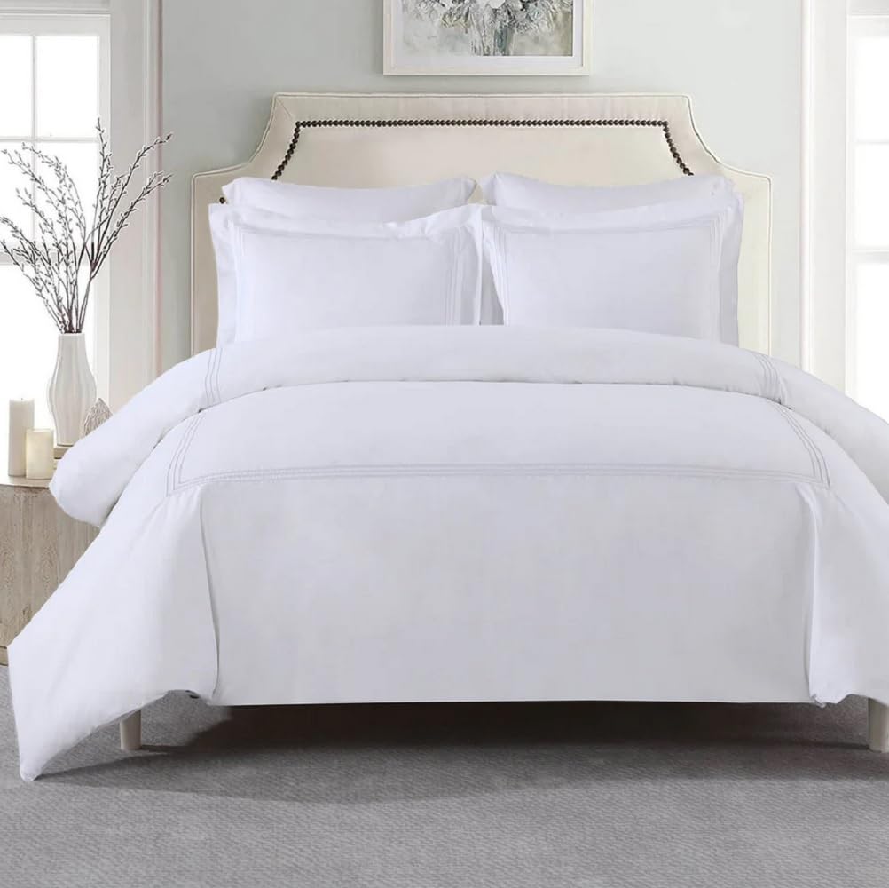 Embroidered Duvet Cover Set