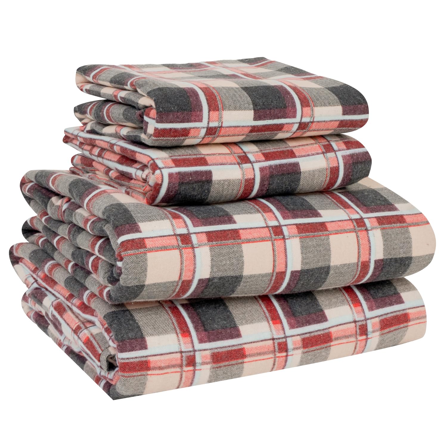Cotton Flannel Twin Sheet Set