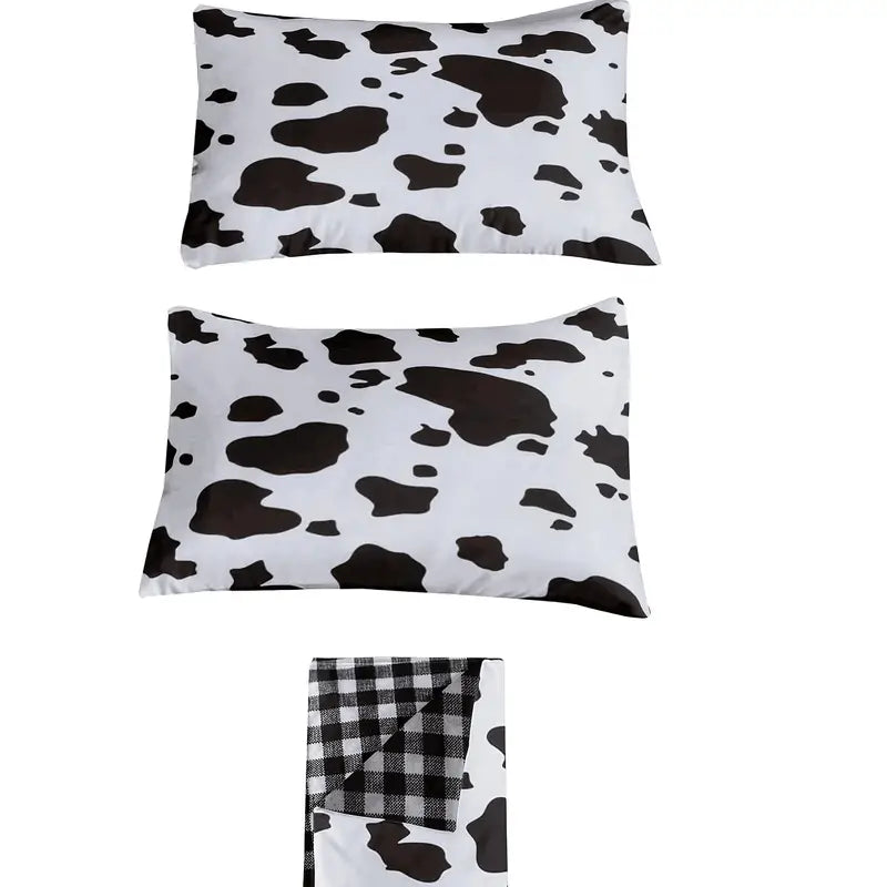 Milk Pattern Duvet Cover Set