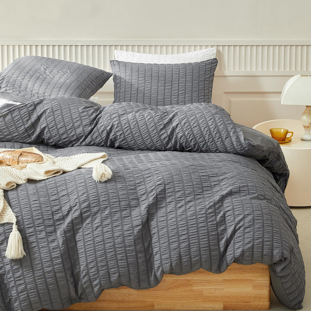 Seersucker Duvet Cover Set
