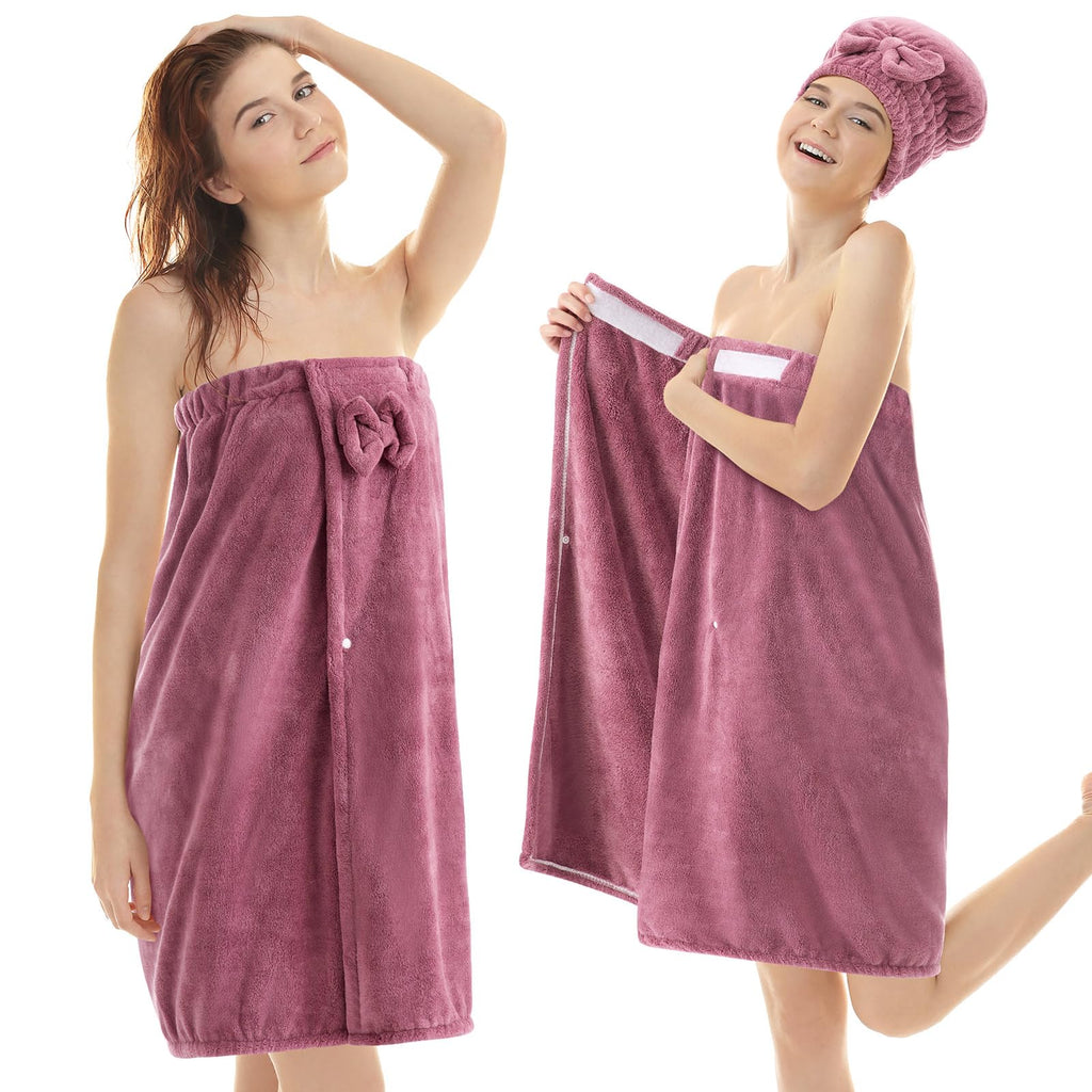 Women's Towel Wrap Set