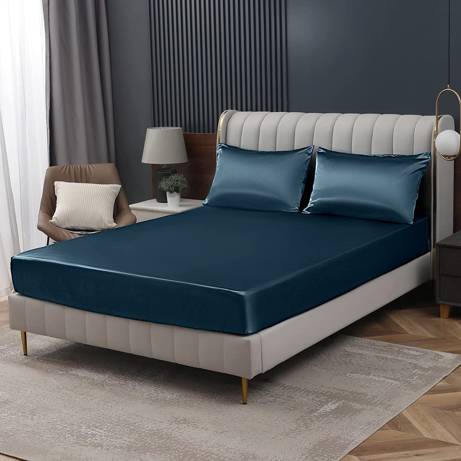 Satin Fitted Sheet (Twin XL)
