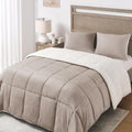 Sherpa Queen Comforter Set