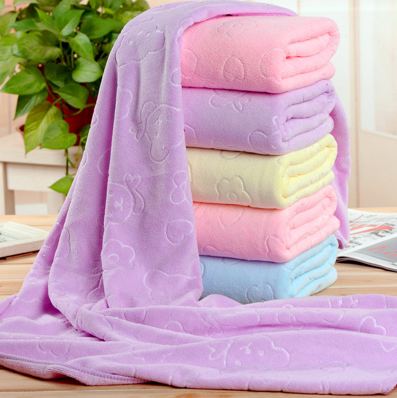 Cartoon Bear Kids Towel