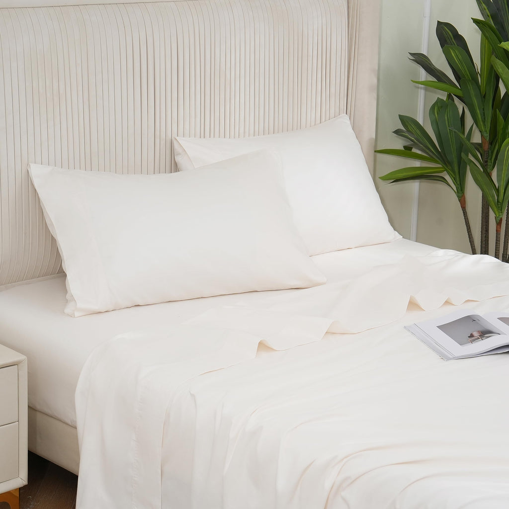Sateen Cotton Twin Sheet Set