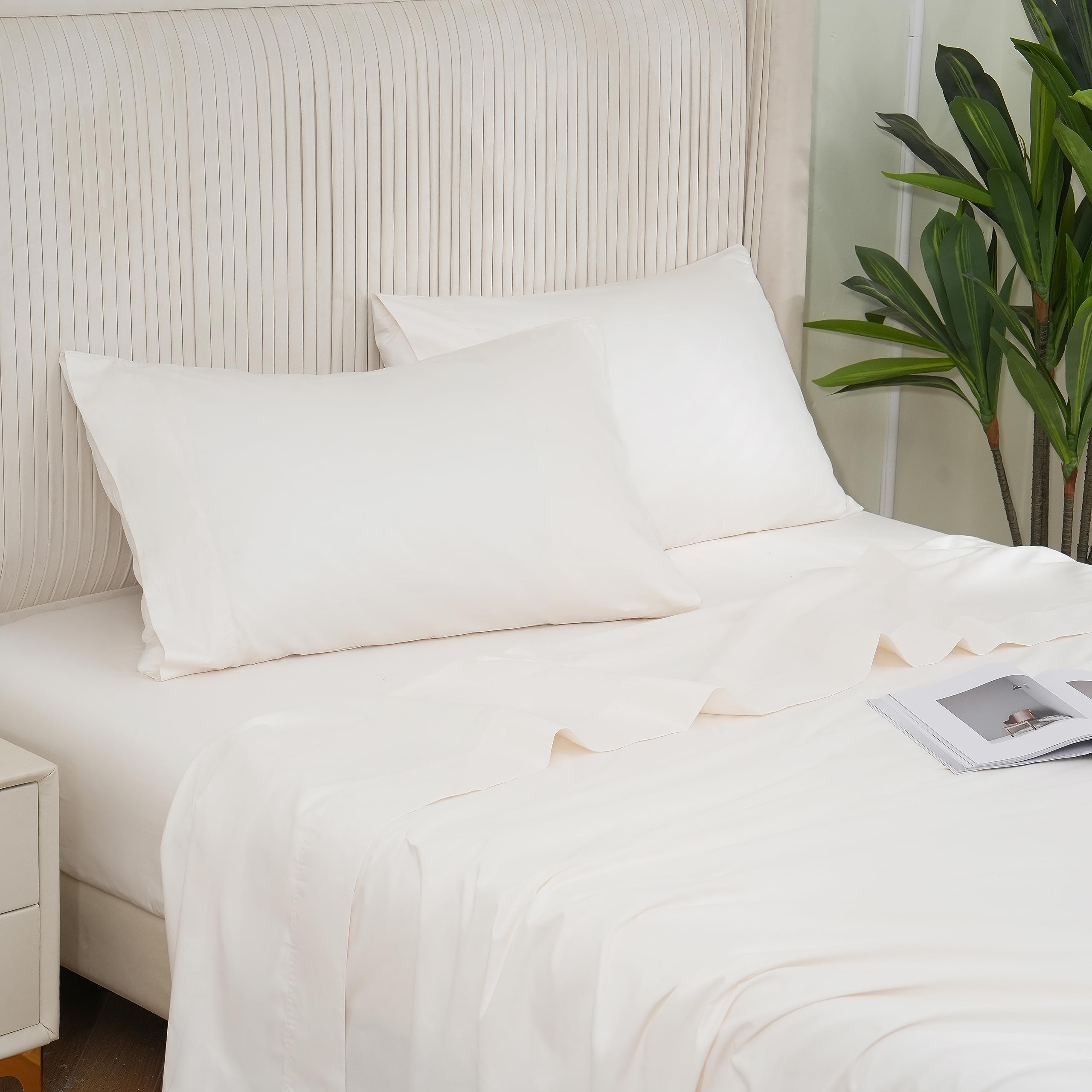 Sateen Cotton Twin Sheet Set