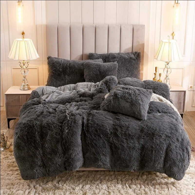 Y2K Plush Duvet Cover Set