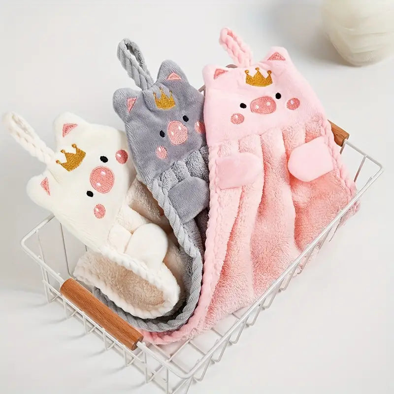Piggy Fingertip Towel