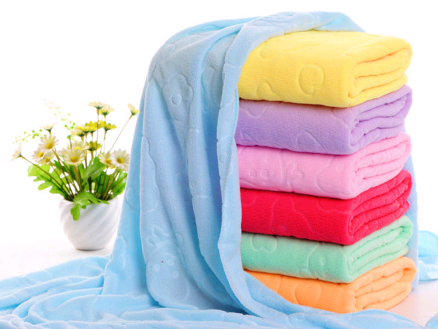 Cartoon Bear Kids Towel