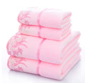 Pink Lace Towel Set