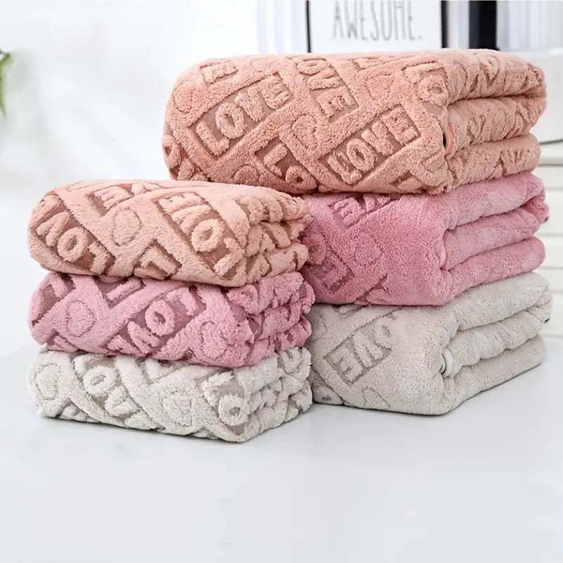 Heart Microfiber Towels (2-Pack)