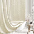 Tufted Boho Shower Curtain