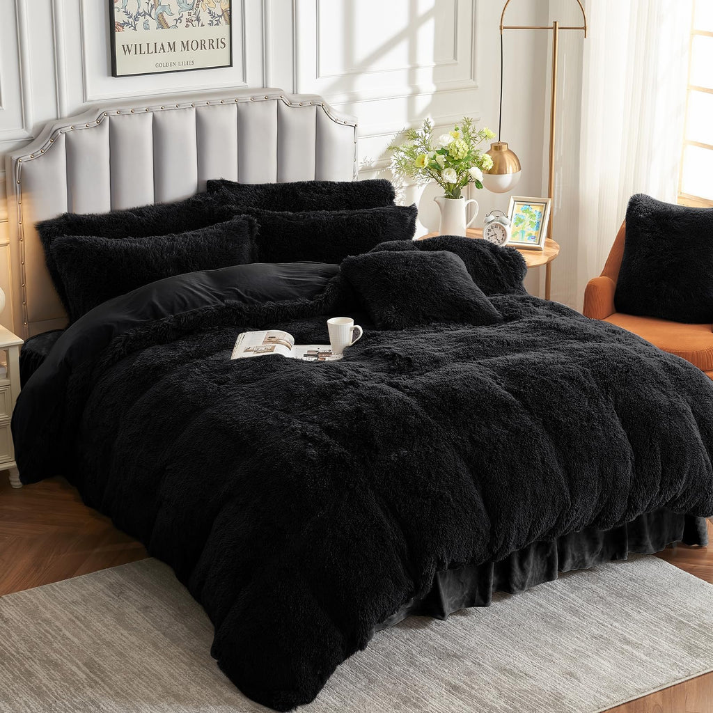 Fluffy King Duvet Cover Set