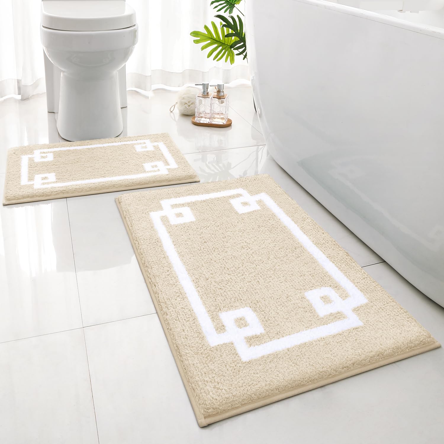 Microfiber Bath Mat Set