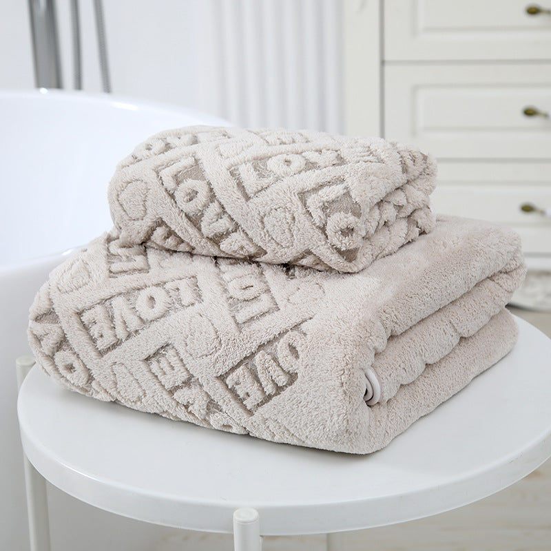 Heart Microfiber Towels (2-Pack)