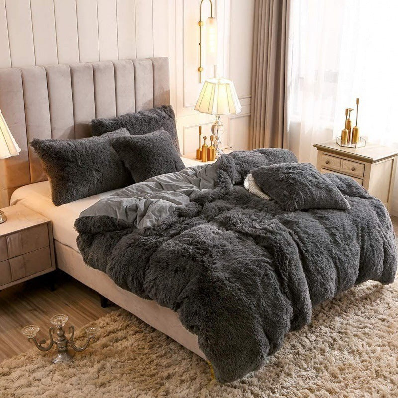 Y2K Plush Duvet Cover Set