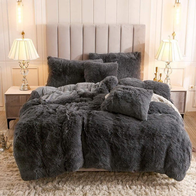Y2K Plush Duvet Cover Set
