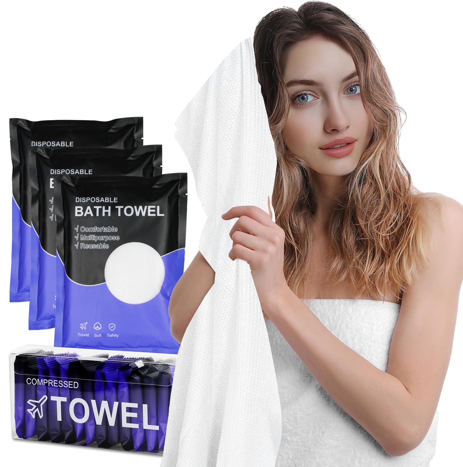 Disposable Travel Towel Set
