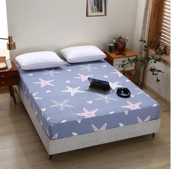 Waterproof Cotton Lined Bed Sheet – Thick, Breathable, and Urine-Isolation Mattress Cover