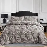Pinch Pleat Duvet Cover Set