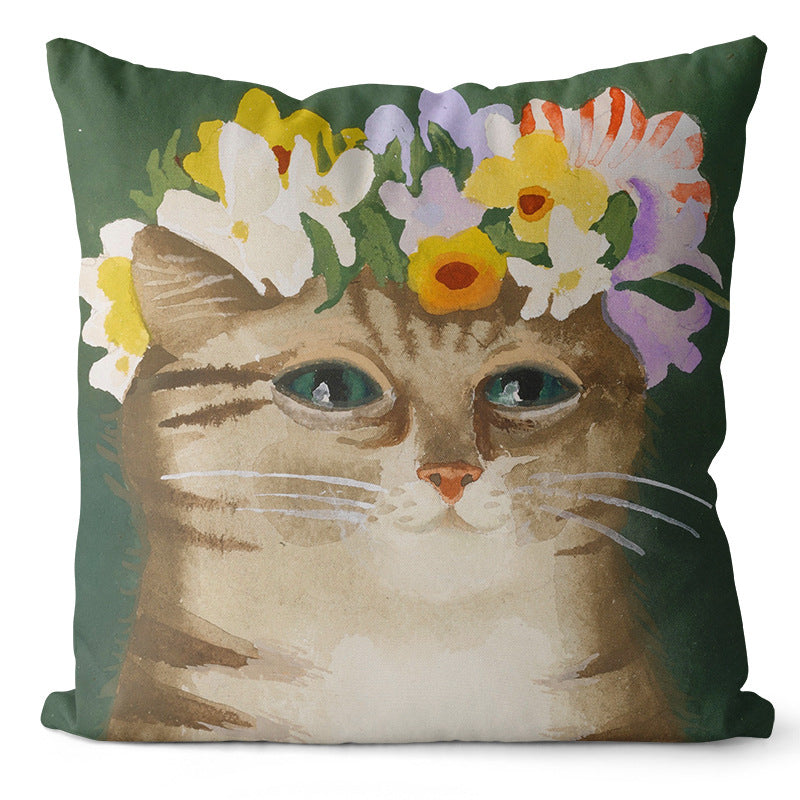 Oil Painting Pillow Cover