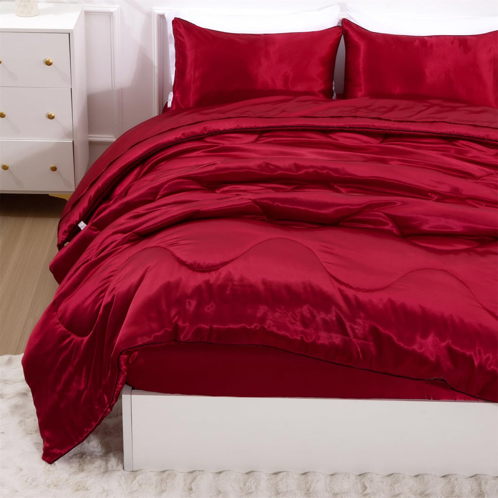 Satin King Comforter Set