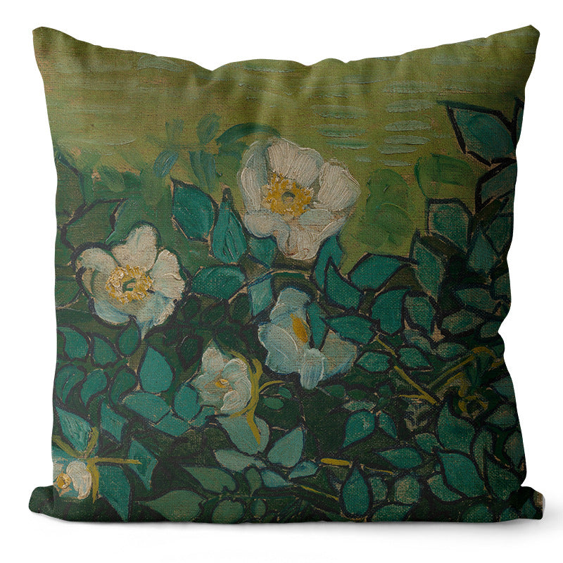 Oil Painting Pillow Cover