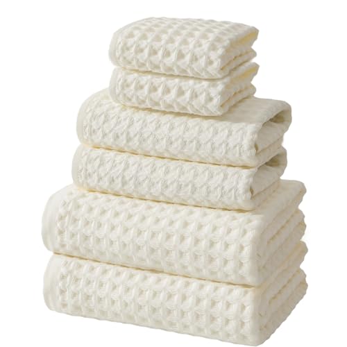 Waffle Bath Towel Set