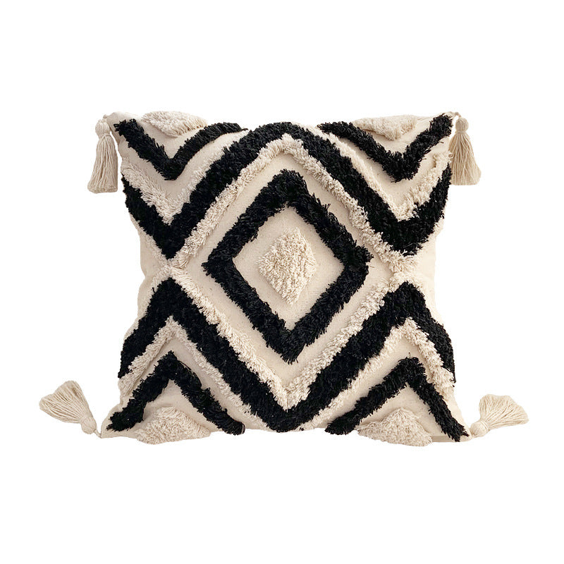 Boho Tufted Pillow Cover