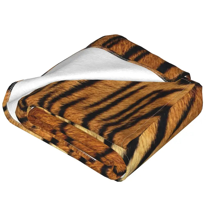 Tiger Flannel Throw Blanket