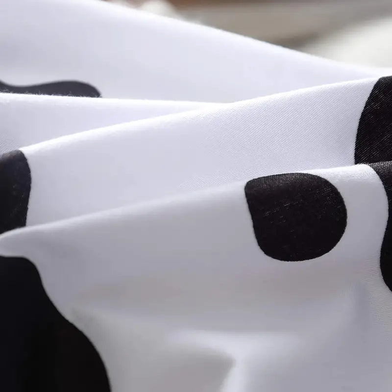 Milk Pattern Duvet Cover Set