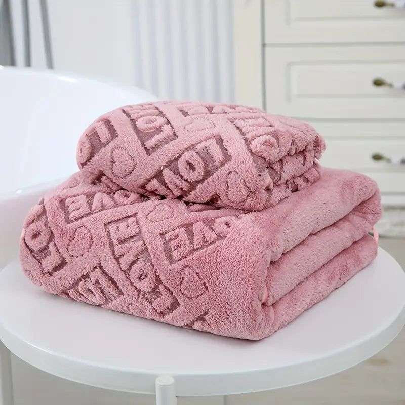 Heart Microfiber Towels (2-Pack)