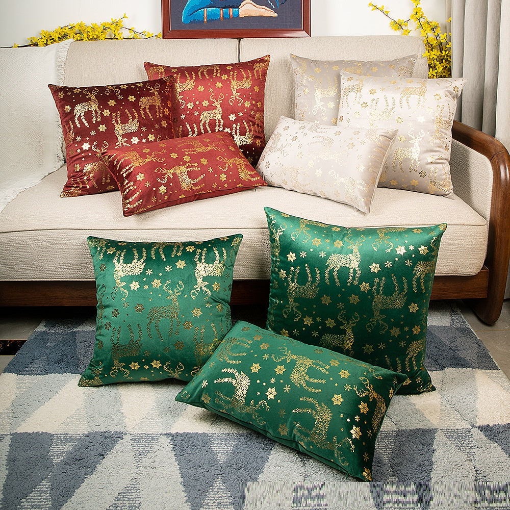 Velvet Christmas Pillow Cover