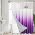 Purple Waffle Shower Curtain