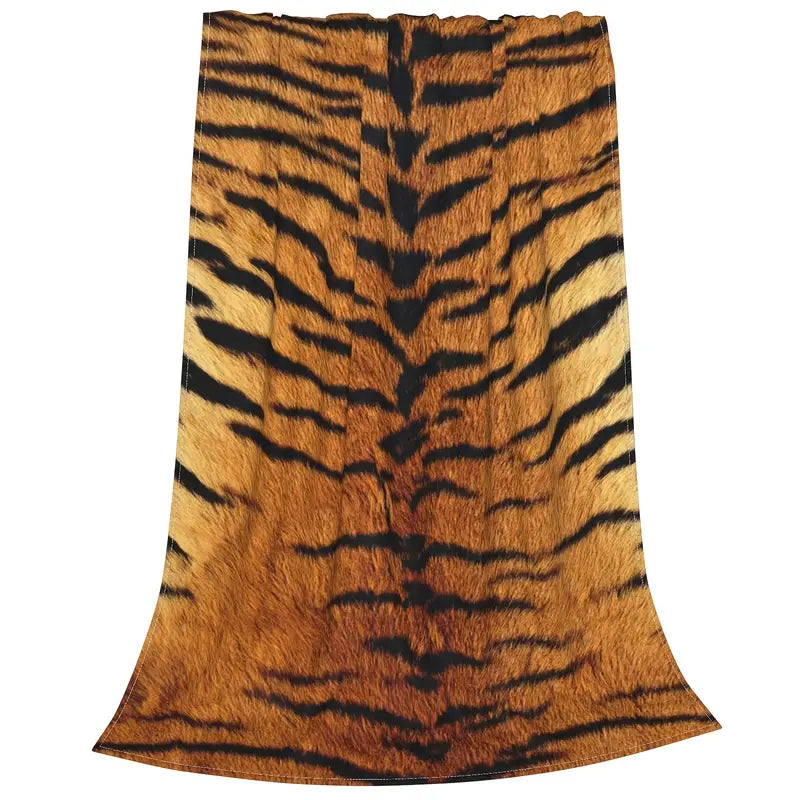 Tiger Flannel Throw Blanket