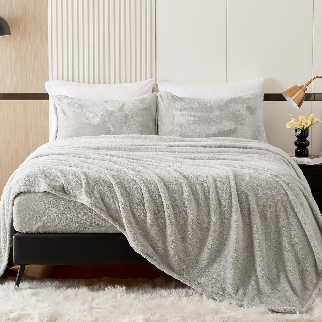 Faux Fur Queen Sheet Set