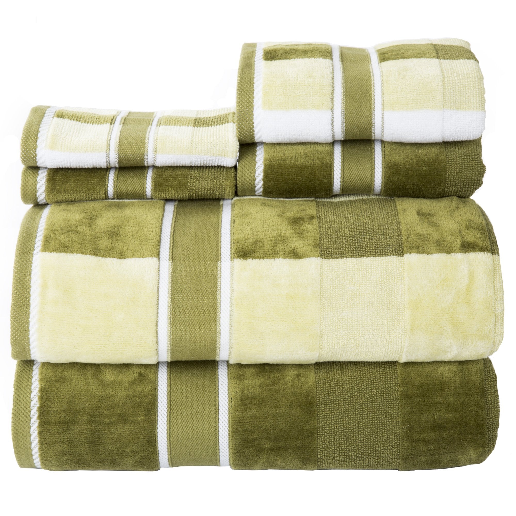 Striped Cotton Towel Set