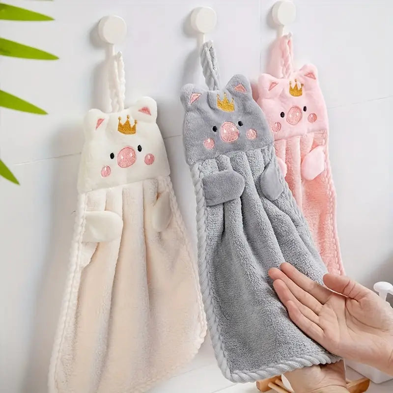 Piggy Fingertip Towel