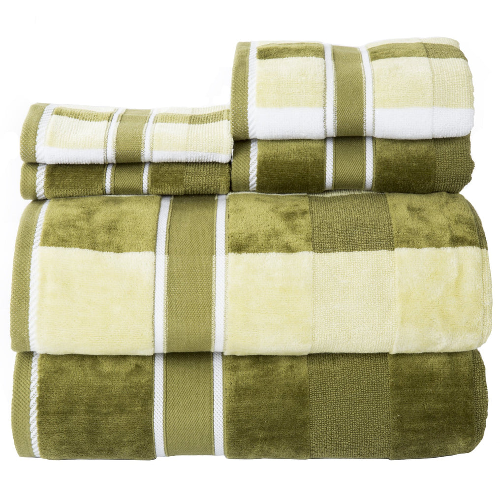 Striped Cotton Towel Set