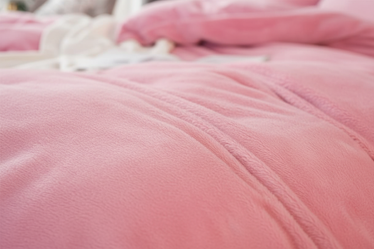 Plush Velvet Duvet Cover Set - Texture Detail