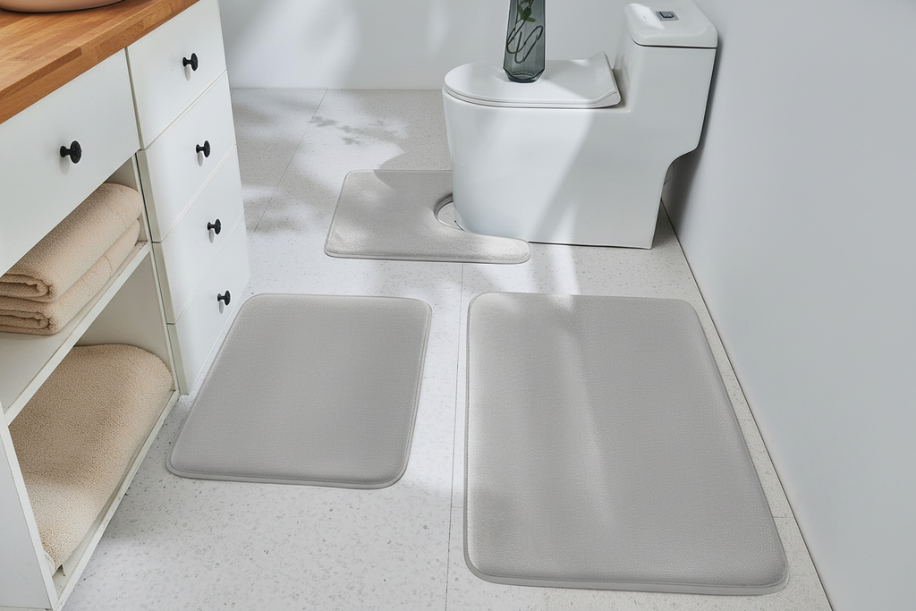Velvet Bath Rug Set - Hero Shot