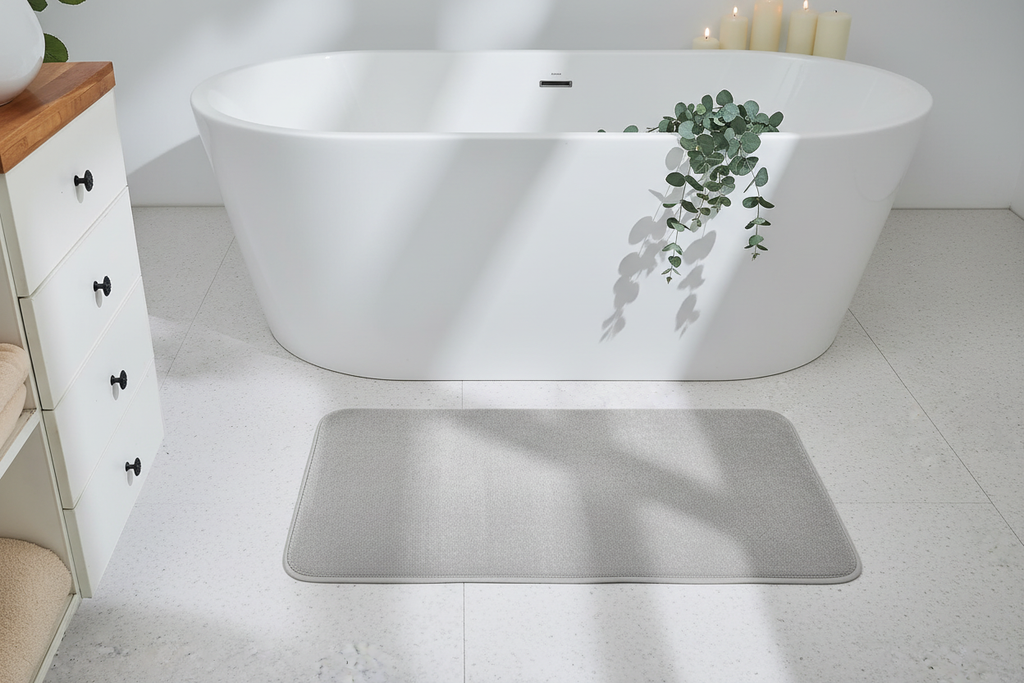 Velvet Bath Rug Set - Spa Bathroom