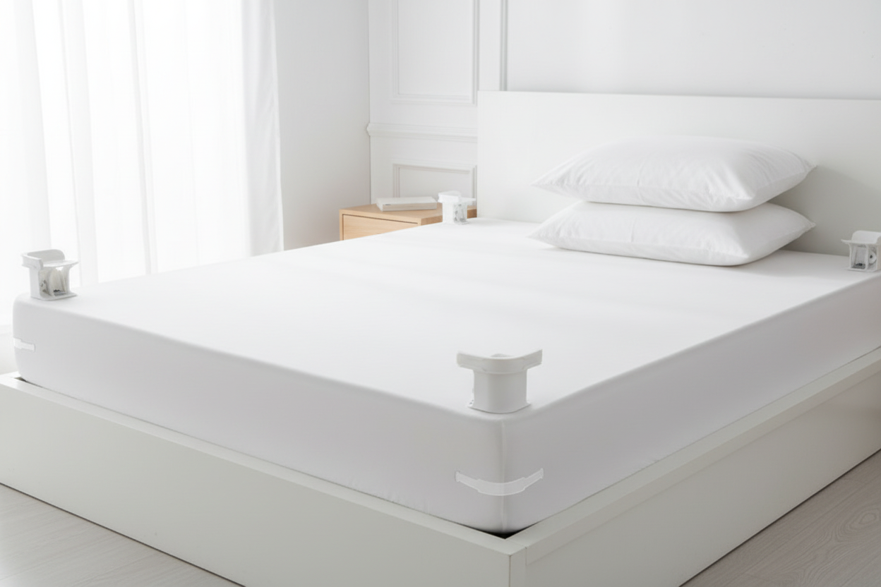 Sheet Fixer Clip Set - Full Bed All Corners Secured